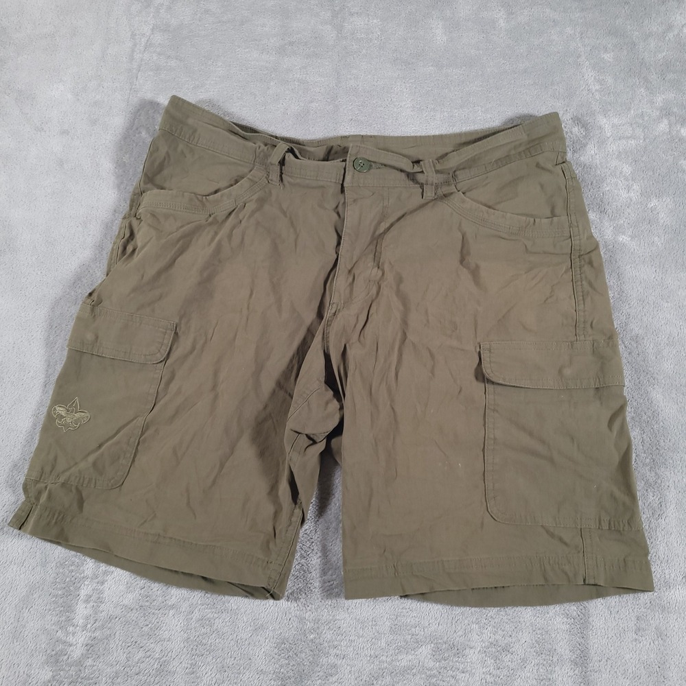 Boy Scouts of America Shorts Men 38 Olive Green Cargo Uniform Outdoor Hiking BSA
